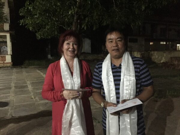 Mynavati with Ngodup Tsering