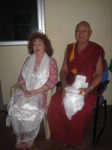 Mynavati visiting the monastery